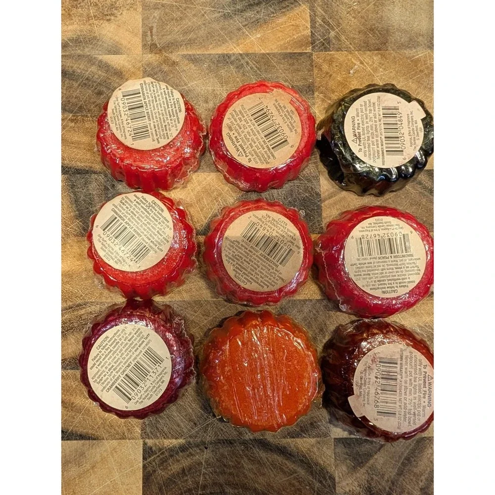 Yankee Candle Tarts‎ Warm Scents Set of 9 Mixed New Vintage Many Discontinued